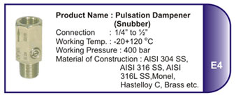 Pulsation Dampener